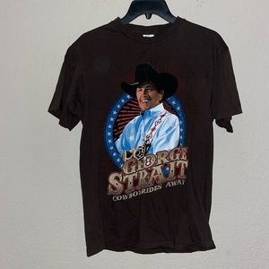 George Straight cowboy rides away shirt size medium